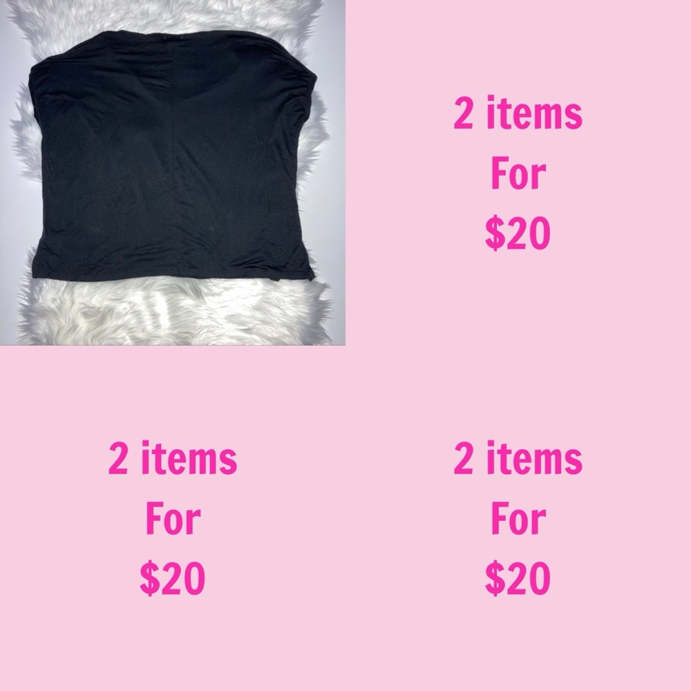 3/$30 Project Social T Womens Black Short Sleeve V Neck Pullover T Shirt Size L